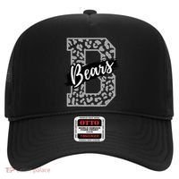 Bears School Sports Fan Team Spirits Mascot Heart Leopard Hat thumb 0