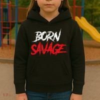 Born Savage Savage Kids Hoodie thumb 3