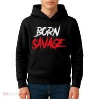 Born Savage Savage Kids Hoodie thumb 4