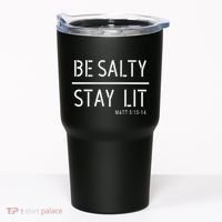 Be Salty Stay Lit Matthew 51314 Christian Gift Tumbler thumb 0