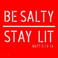 Be Salty Stay Lit Matthew 51314 Christian Gift Santa Hat thumb 1