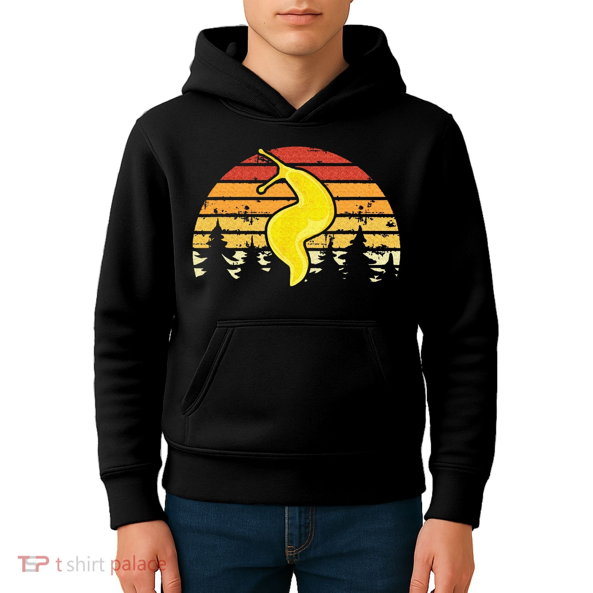 Banana Slug – Spotted Banana Slug Species Climbing Slug Kids Hoodie