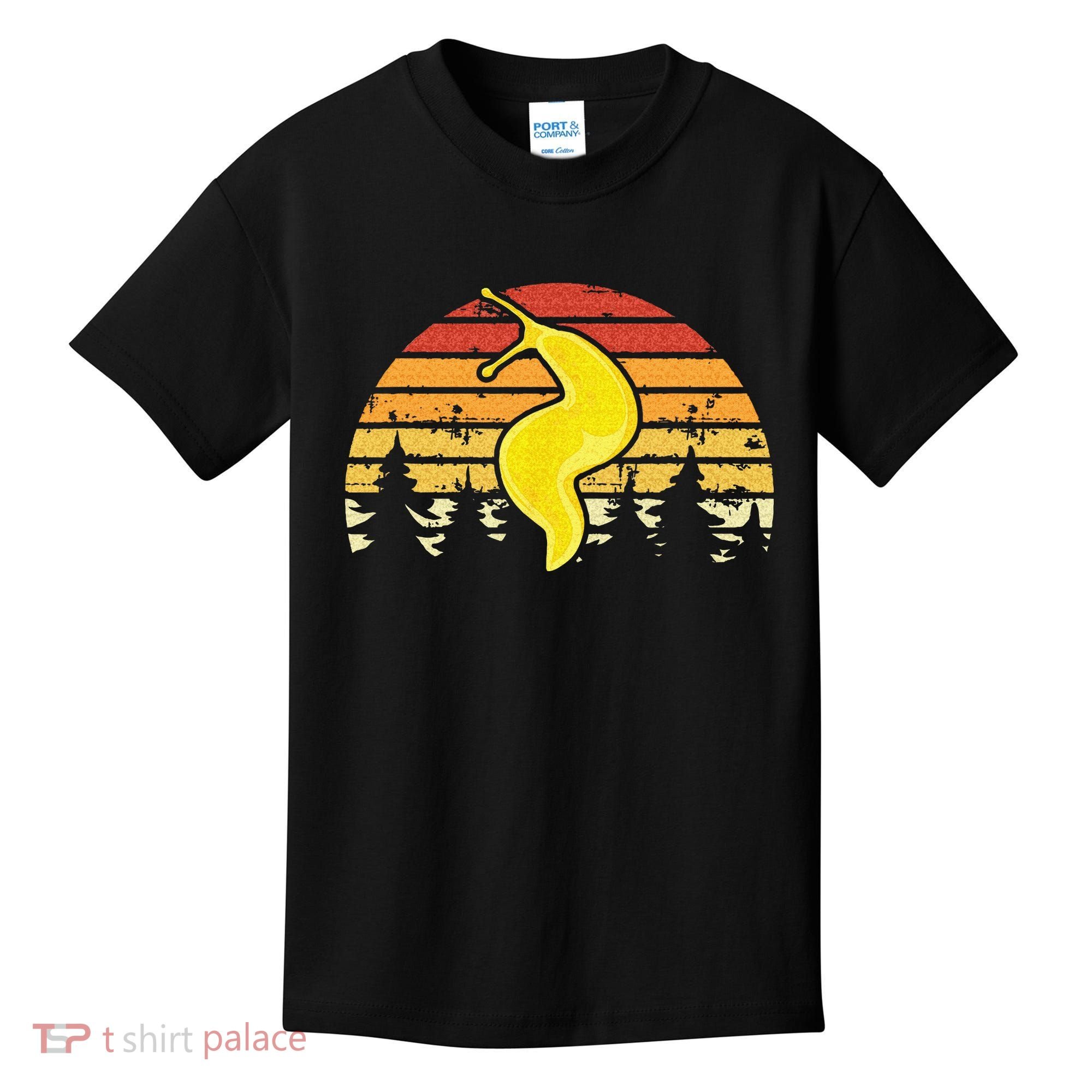 Banana Slug – Spotted Banana Slug Species Climbing Slug Kids T-Shirt