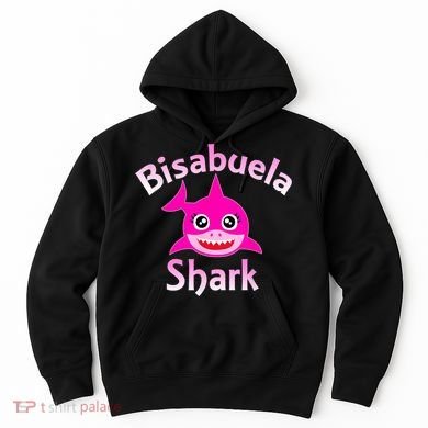 Bisabuela Shark Spanish Great Grandma Retro Hoodie