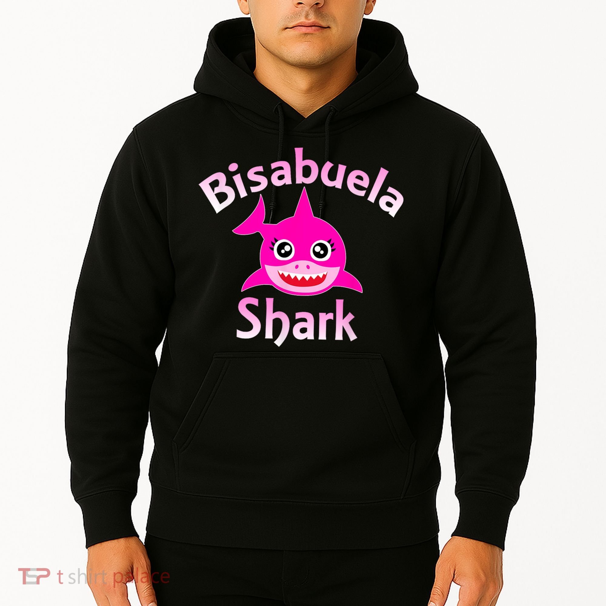 Bisabuela Shark Spanish Great Grandma Retro Hoodie