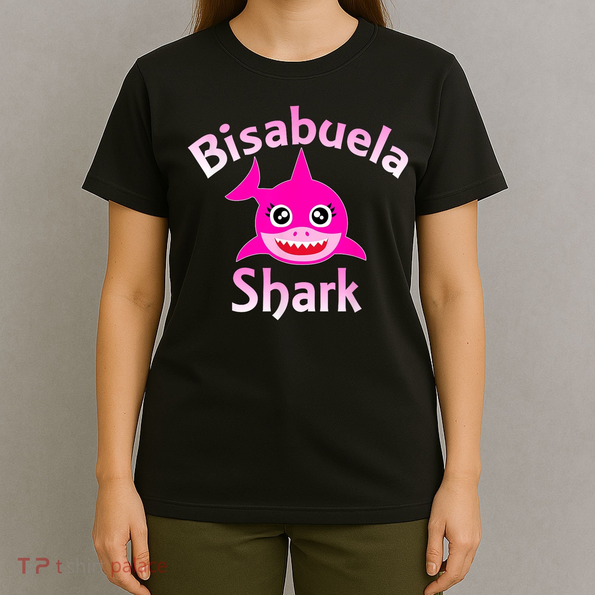 Bisabuela Shark Spanish Great Grandma Retro T-Shirt