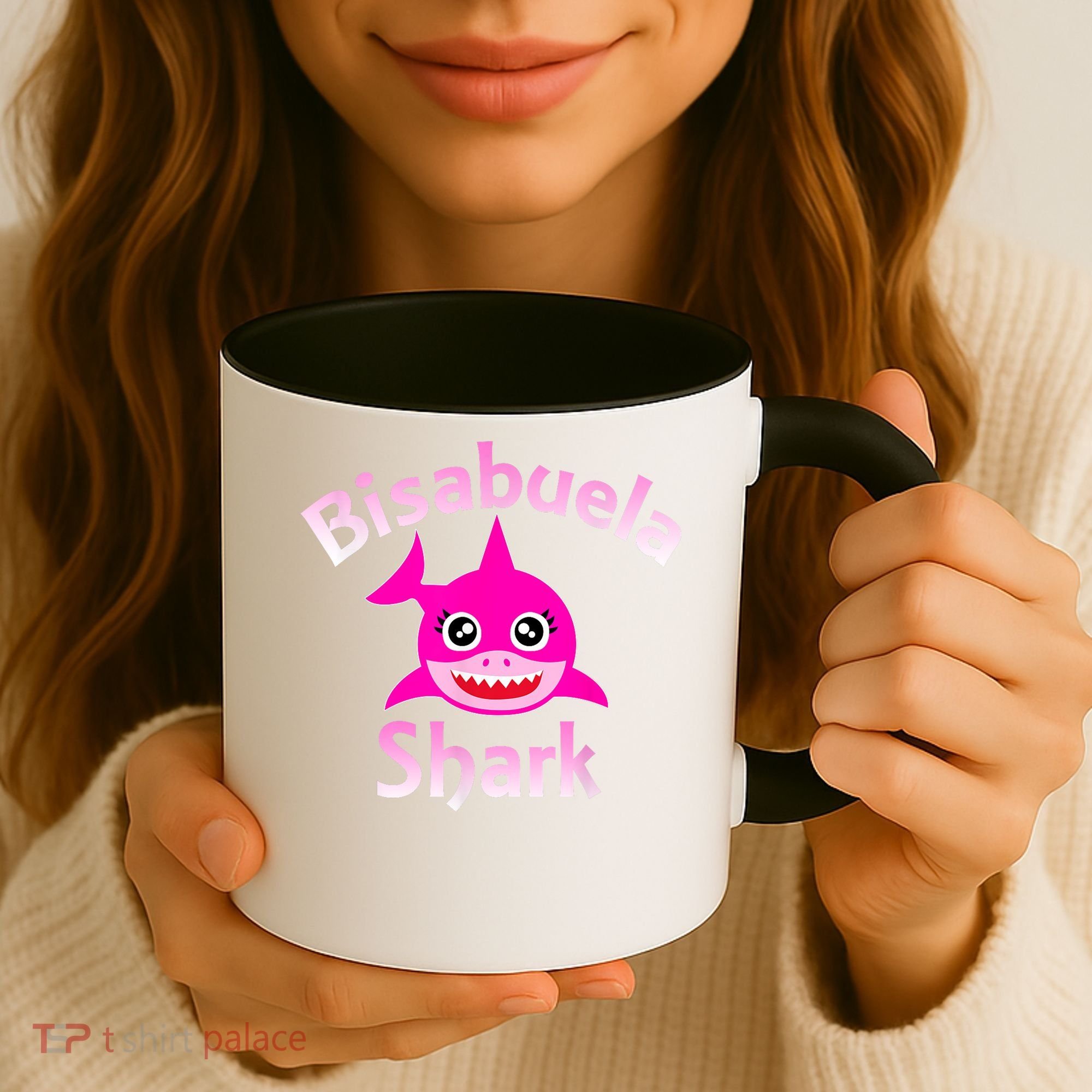 Bisabuela Shark Spanish Great Grandma Retro Coffee Mug