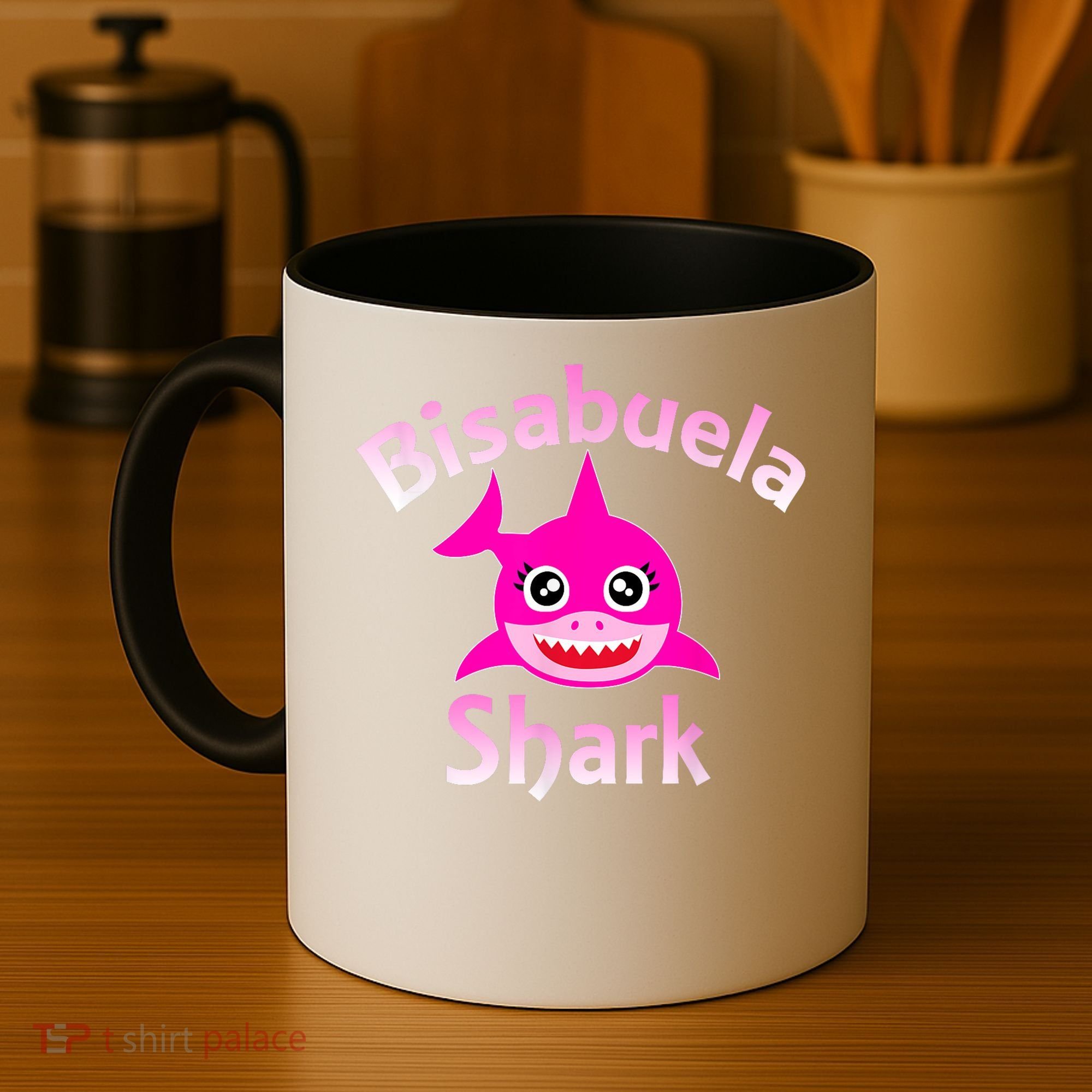 Bisabuela Shark Spanish Great Grandma Retro Coffee Mug