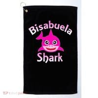 Bisabuela Shark Spanish Great Grandma Retro Golf Towel thumb 0