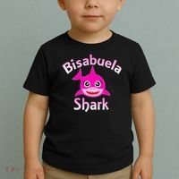 Bisabuela Shark Spanish Great Grandma Retro Toddler T-Shirt thumb 2