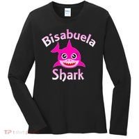Bisabuela Shark Spanish Great Grandma Retro Women's Long Sleeve Shirt thumb 0