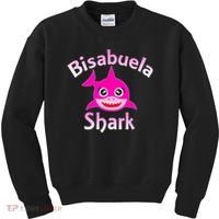 Bisabuela Shark Spanish Great Grandma Retro Kids Sweatshirt thumb 0