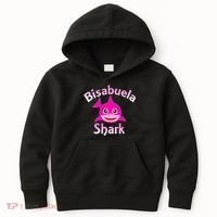 Bisabuela Shark Spanish Great Grandma Retro Kids Hoodie thumb 0