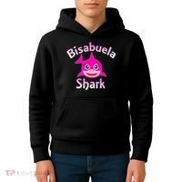 Bisabuela Shark Spanish Great Grandma Retro Kids Hoodie thumb 4