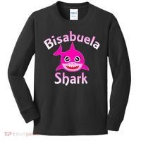 Bisabuela Shark Spanish Great Grandma Retro Kids Long Sleeve Shirt thumb 0