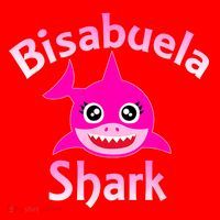 Bisabuela Shark Spanish Great Grandma Retro Santa Hat thumb 1