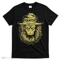 Bigfoot Squatchy Sasquatch Hat Smokey Retro Vintage Bear T-Shirt thumb 0