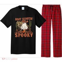 Boot Scootin Spooky Western Halloween Ghost Spooky Season Meaningful Gift Pajama Set thumb 0