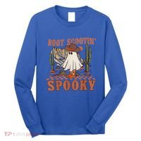 Boot Scootin Spooky Western Halloween Ghost Spooky Season Meaningful Gift Long Sleeve Shirt thumb 0