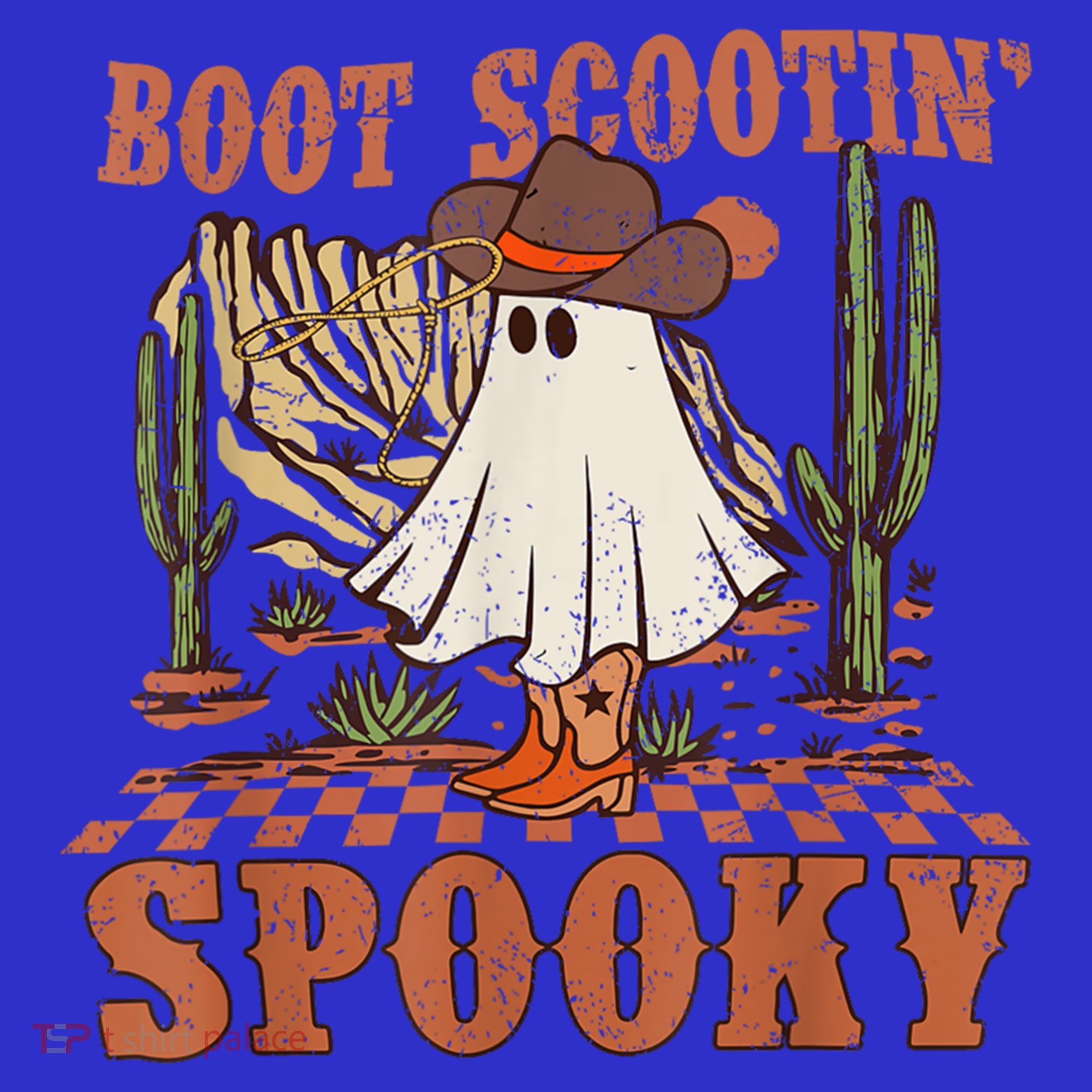 Boot Scootin Spooky Western Halloween Ghost Spooky Season Meaningful Gift Visor