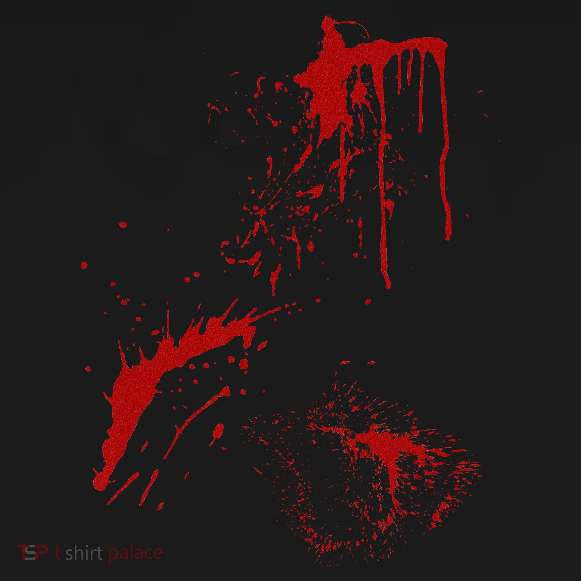 Blood Splatter Spatter Fake Bloody Halloween Zombie Victim Women's Hoodie