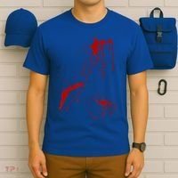 Blood Splatter Spatter Fake Bloody Halloween Zombie Victim T-Shirt thumb 6