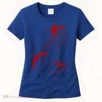 Blood Splatter Spatter Fake Bloody Halloween Zombie Victim Women's T-Shirt thumb 0