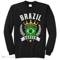 Brazil Soccer Support Team Jersey Brazilian Flag Football Sweatshirt thumb 0