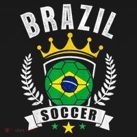 Brazil Soccer Support Team Jersey Brazilian Flag Football Mousepad thumb 1