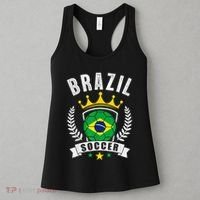 Brazil Soccer Support Team Jersey Brazilian Flag Football Women's Tank Top thumb 3