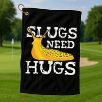 Banana Slug – Slug Species Science Banana Slug Expert Golf Towel thumb 1
