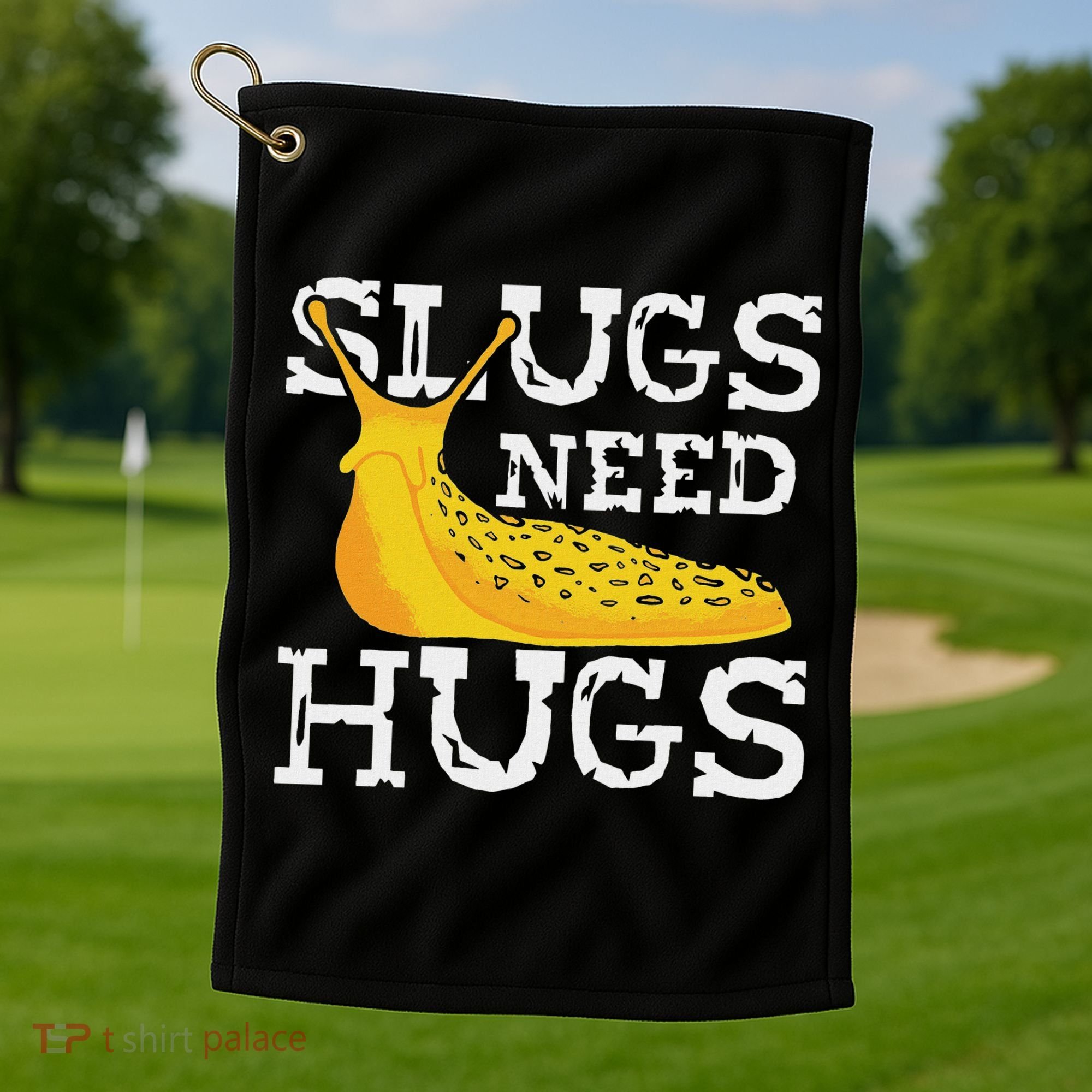 Banana Slug – Slug Species Science Banana Slug Expert Golf Towel