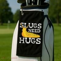 Banana Slug – Slug Species Science Banana Slug Expert Golf Towel thumb 2