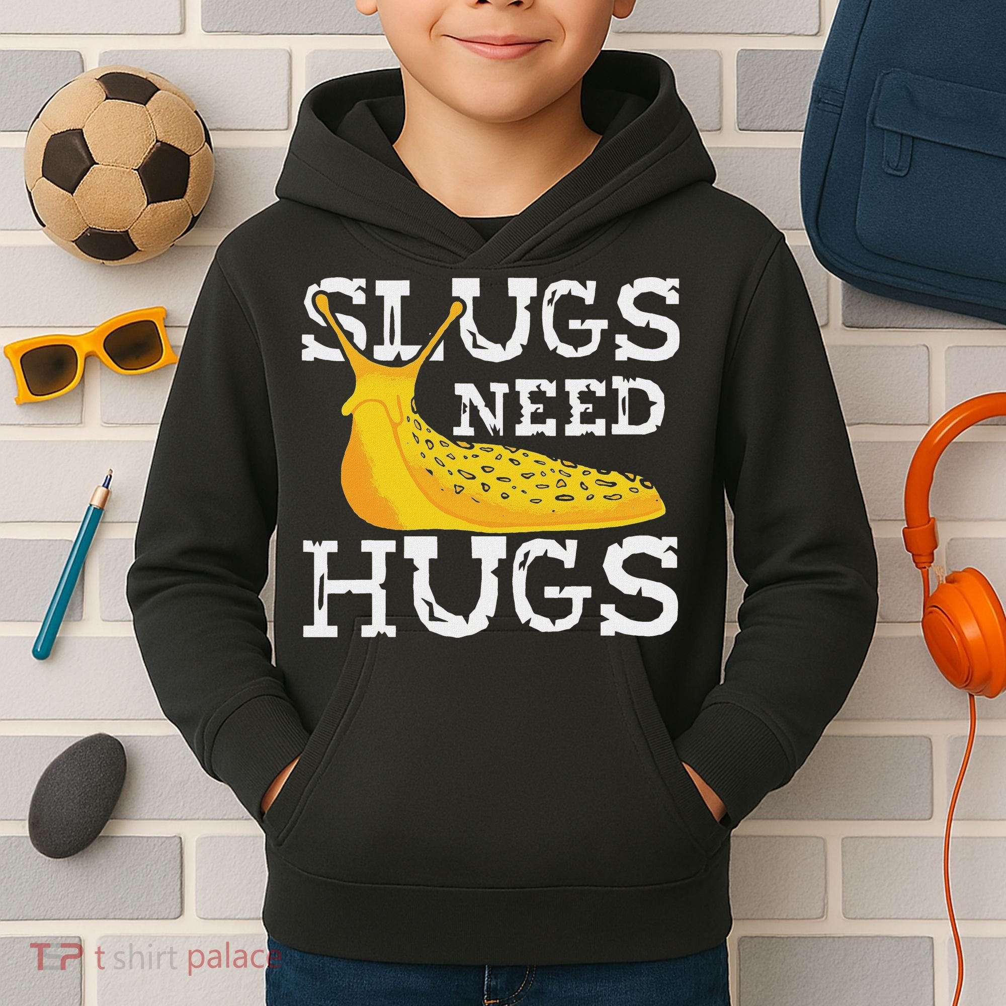 Banana Slug – Slug Species Science Banana Slug Expert Kids Hoodie