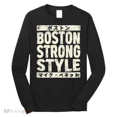 Boston Strong Style Long Sleeve Shirt