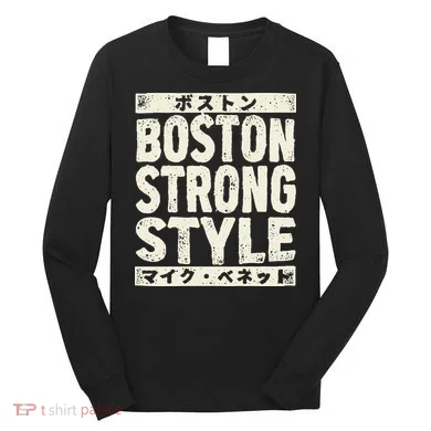 Boston Strong Style Long Sleeve Shirt