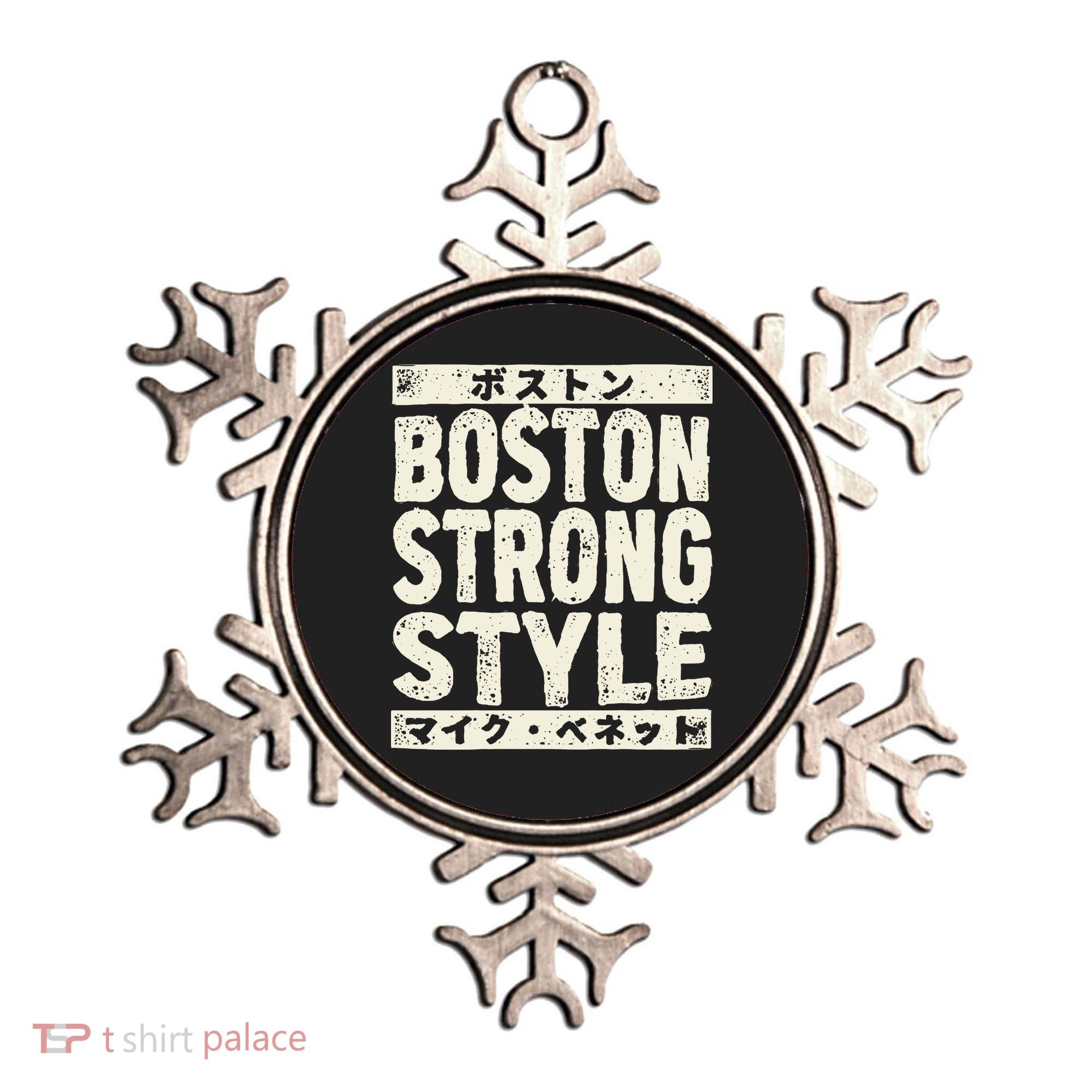 Boston Strong Style Ornament