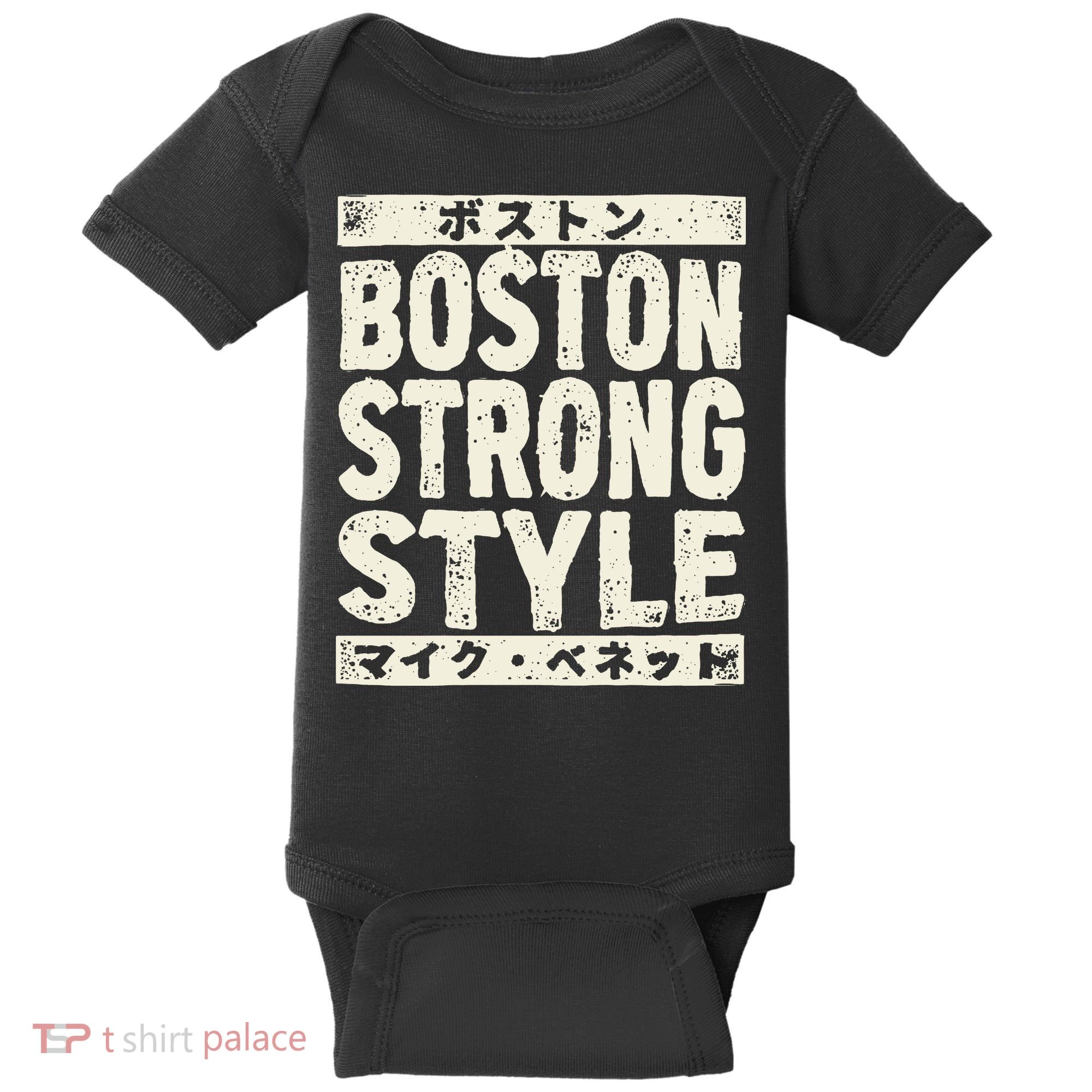 Boston Strong Style Baby Bodysuit