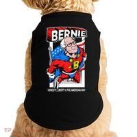 Bernie Sanders Superhero To The Rescue Doggie Tank thumb 0