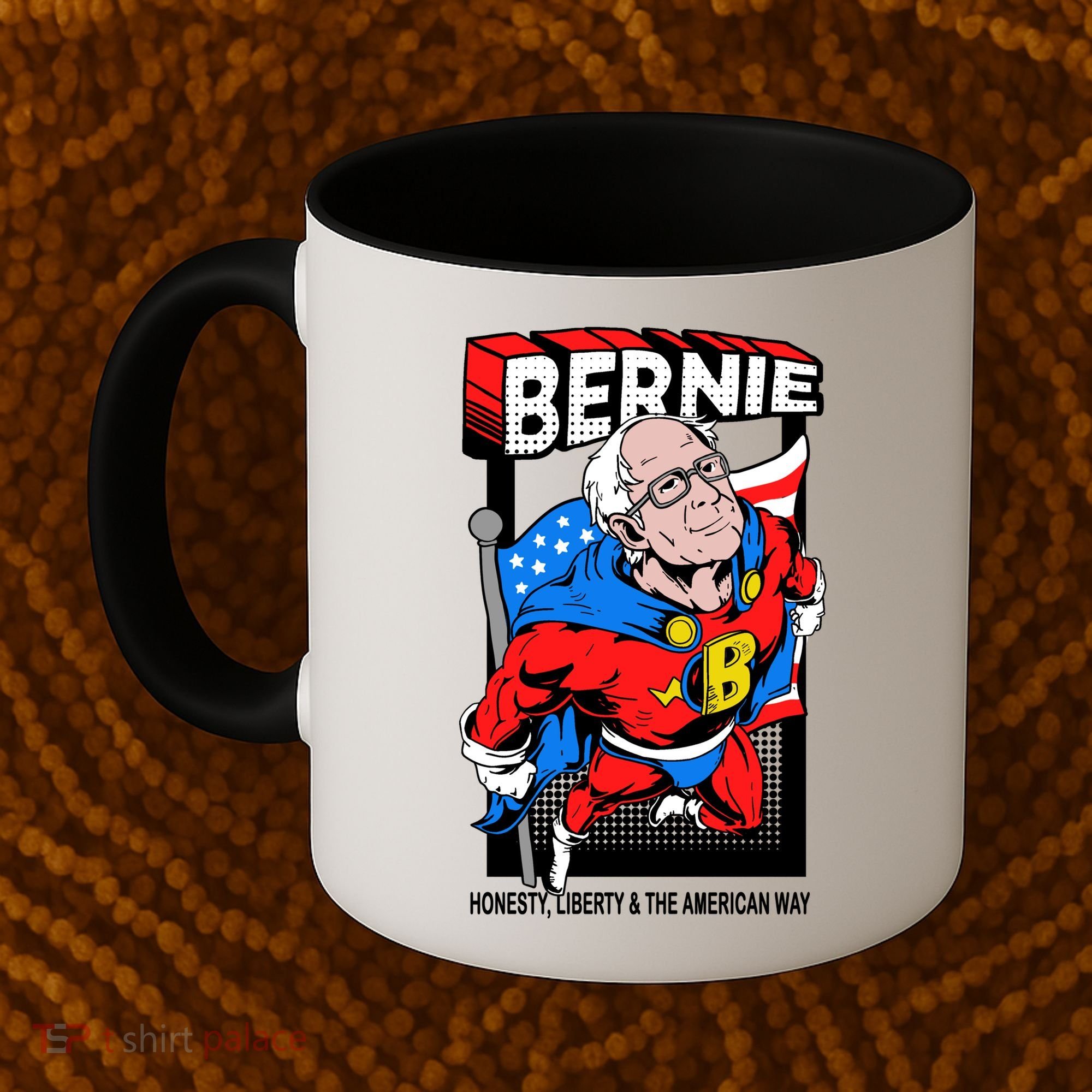 Bernie Sanders Superhero To The Rescue Coffee Mug