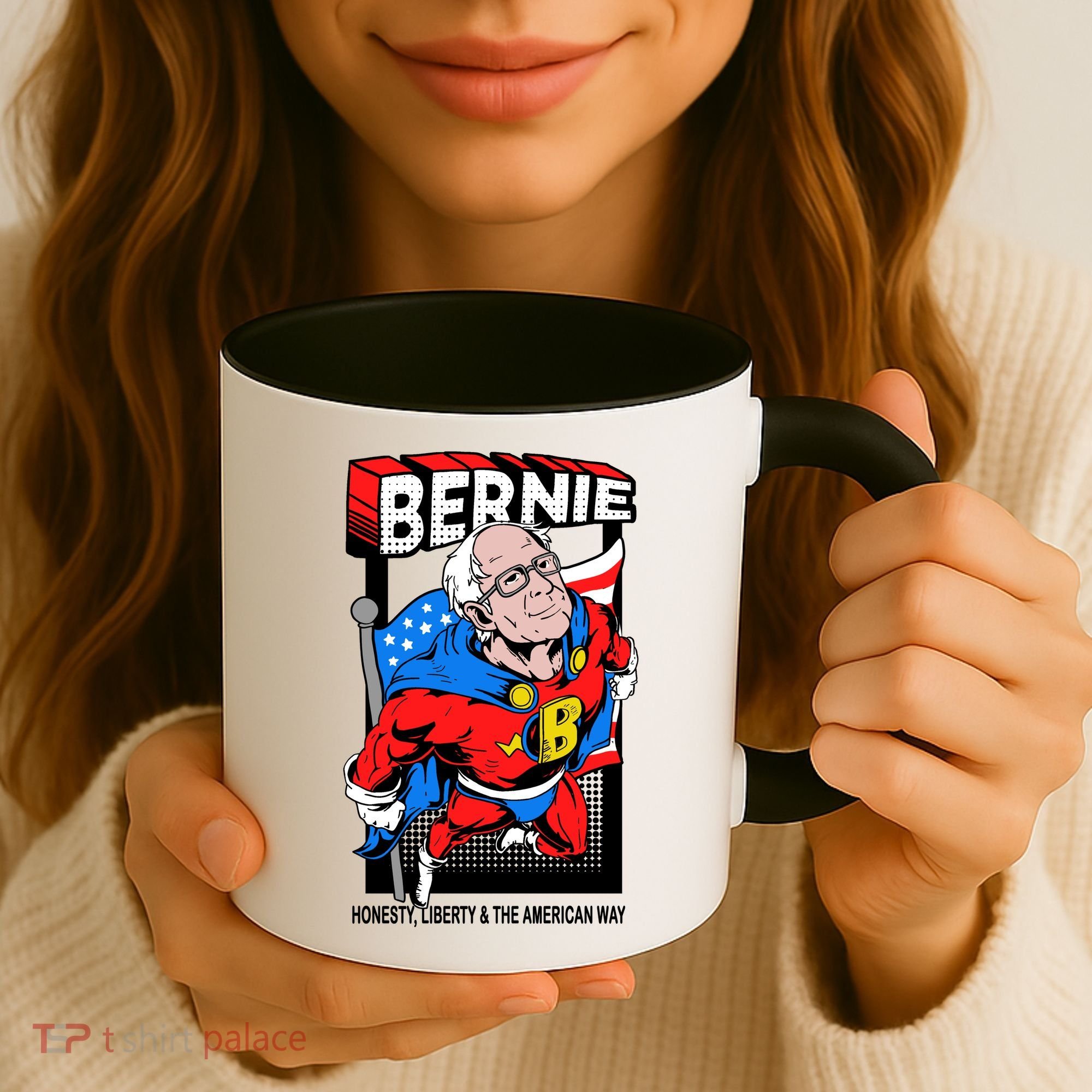Bernie Sanders Superhero To The Rescue Coffee Mug