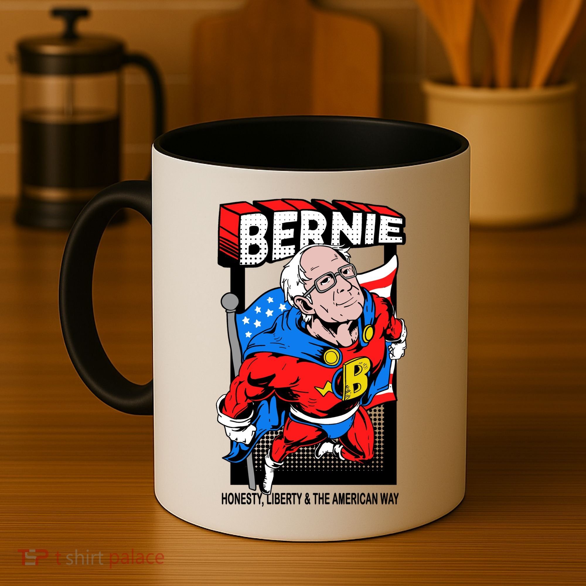Bernie Sanders Superhero To The Rescue Coffee Mug
