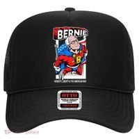 Bernie Sanders Superhero To The Rescue Hat thumb 0