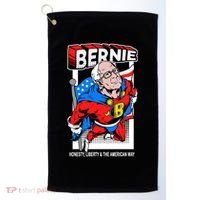 Bernie Sanders Superhero To The Rescue Golf Towel thumb 0
