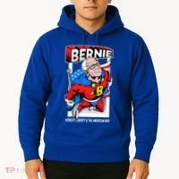 Bernie Sanders Superhero To The Rescue Hoodie thumb 2
