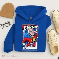 Bernie Sanders Superhero To The Rescue Hoodie thumb 4