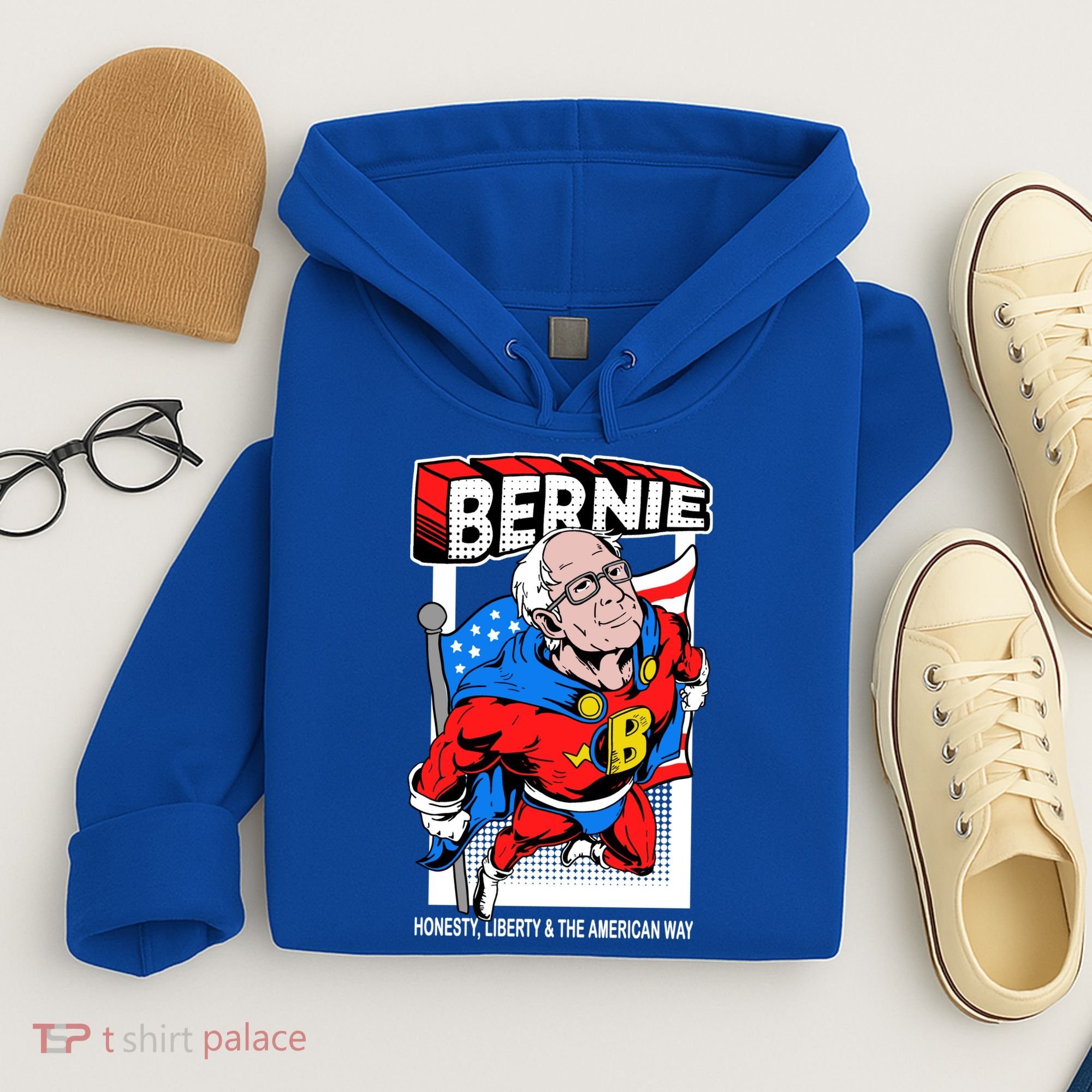 Bernie Sanders Superhero To The Rescue Hoodie