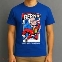 Bernie Sanders Superhero To The Rescue T-Shirt thumb 3