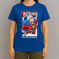 Bernie Sanders Superhero To The Rescue T-Shirt thumb 4