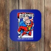 Bernie Sanders Superhero To The Rescue Coaster thumb 0